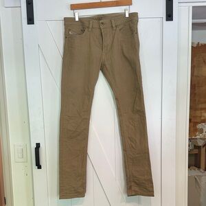 Diesel Thavar Slim-Skinny Tan Jeans